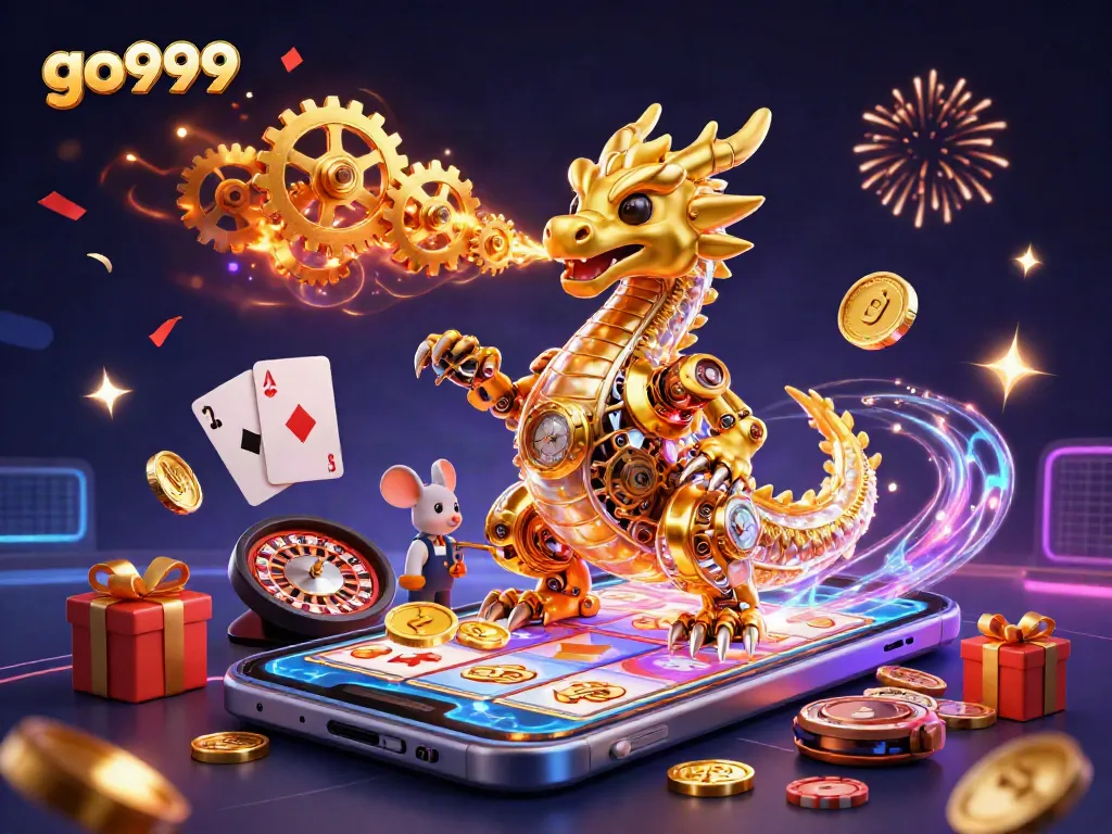 Engage with go999's thrilling slots and live casino experience amidst dynamic gaming visuals.