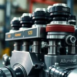 Showcasing the Allumeur 123 ignition, a premium ignition system with intricate details and a sleek design.