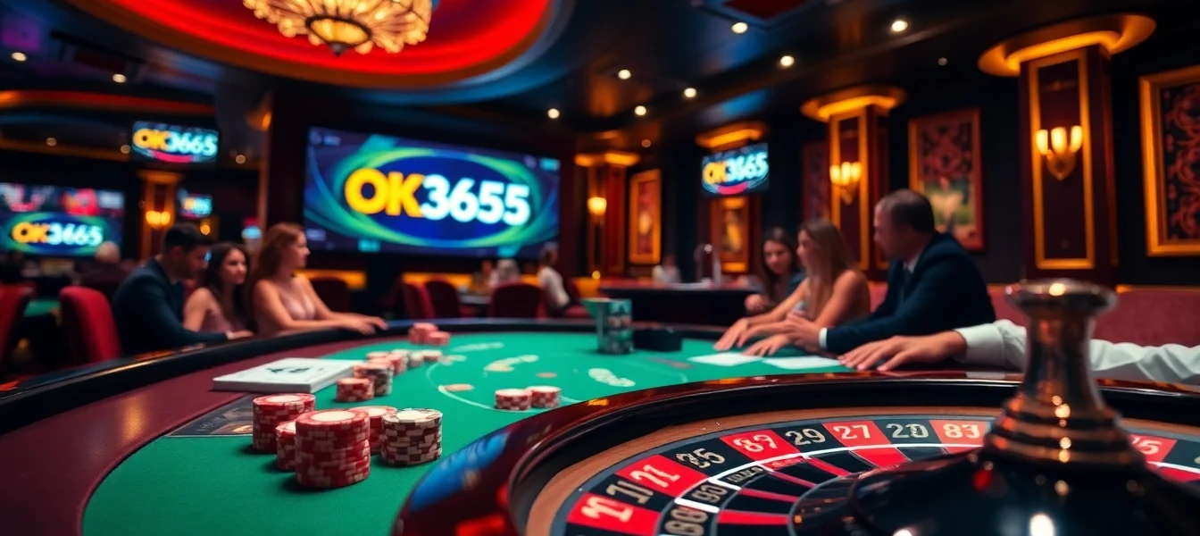 Join the thrilling poker scene at OK365, where luxury meets excitement in online gambling.