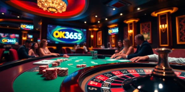Join the thrilling poker scene at OK365, where luxury meets excitement in online gambling.