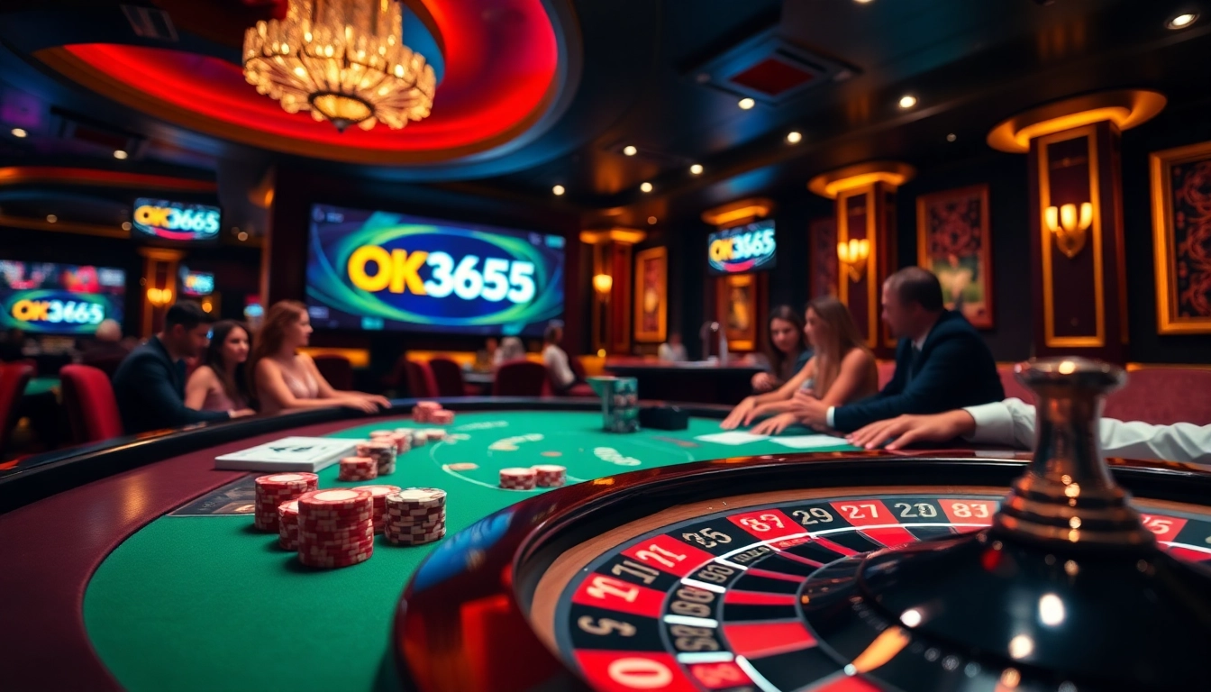 Join the thrilling poker scene at OK365, where luxury meets excitement in online gambling.