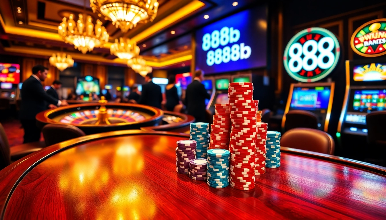 Experience high-stakes gambling at 888b with vibrant casino games and thrilling action.