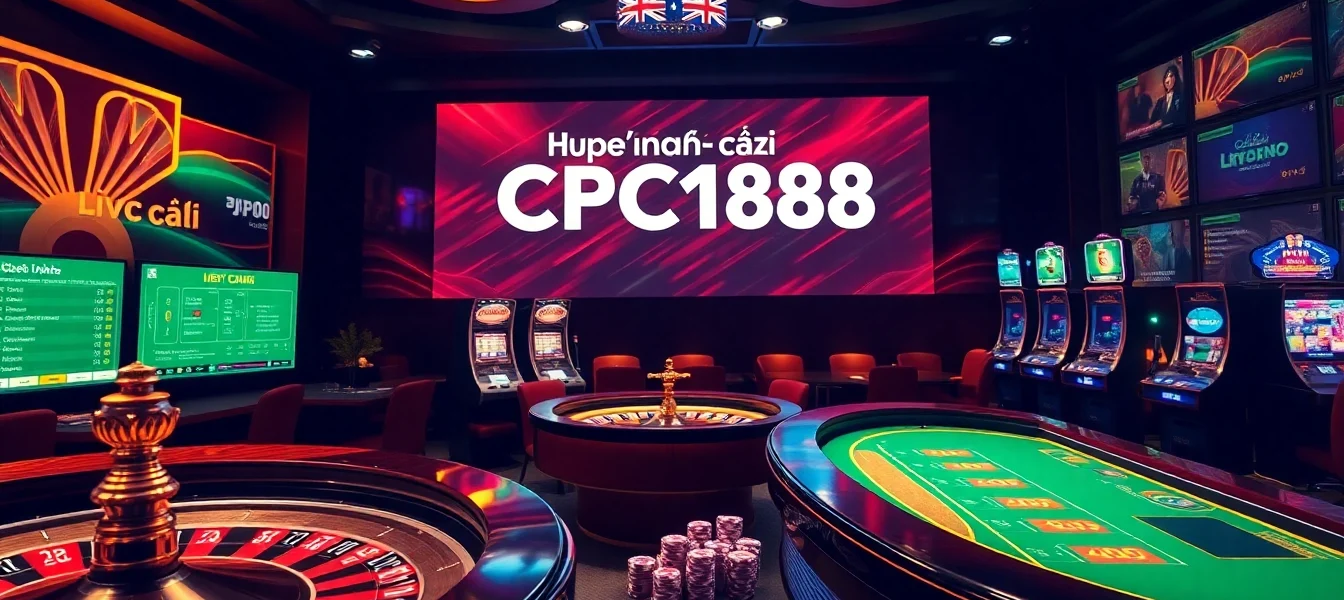 Experience exciting betting at Nhà cái CPC188 with vibrant gaming visuals and premium casino elements.