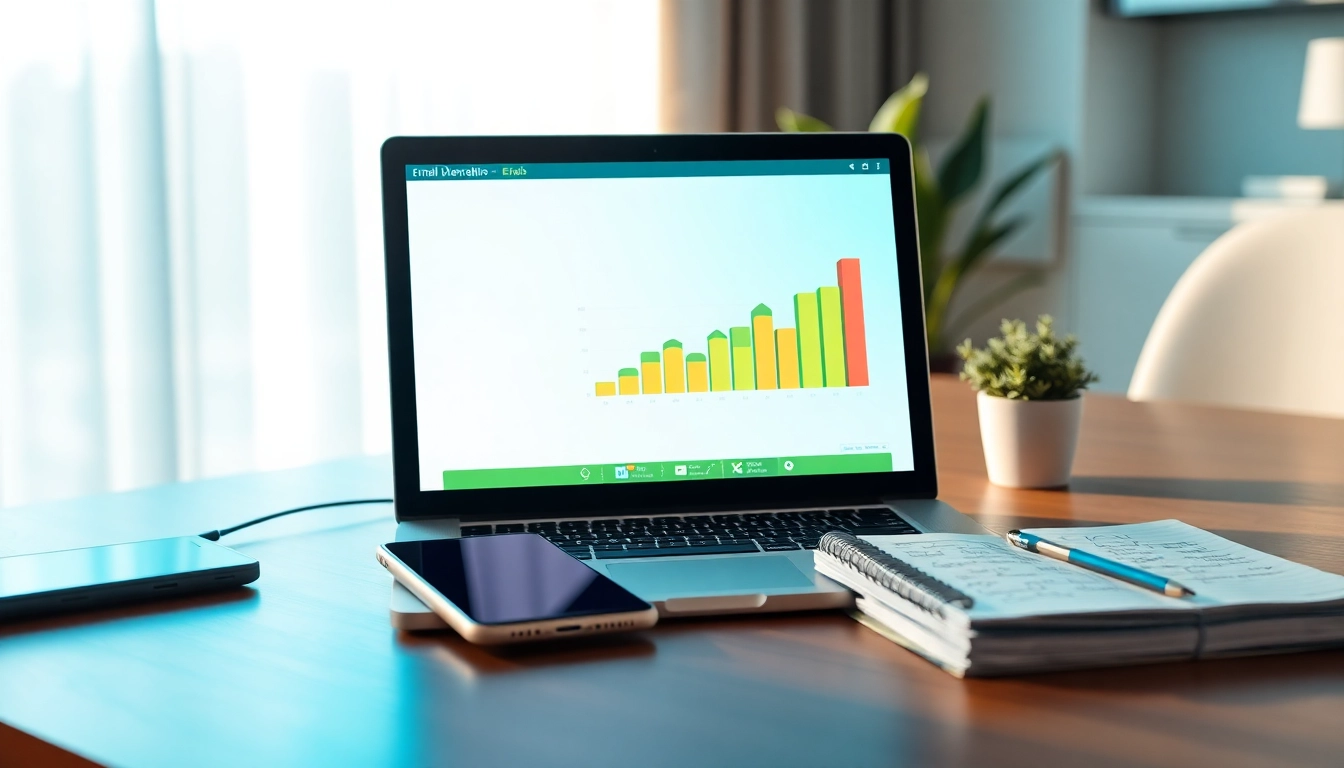 Processus de vérification des e-mails visualisé dans un espace de travail moderne, présentant les outils et technologies pour une délivrabilité des e-mails efficace.