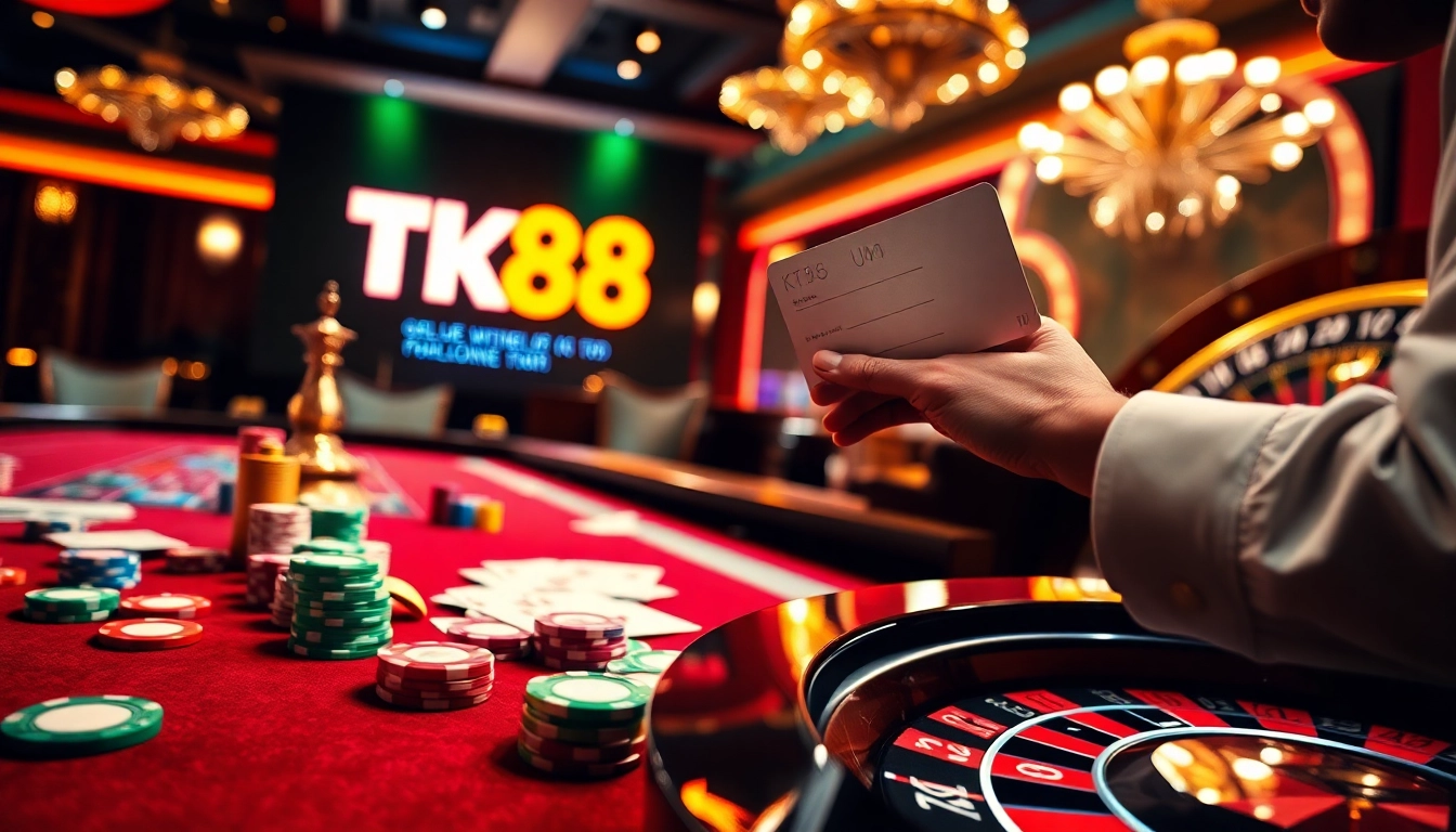 Experience thrilling online gambling at https://tk88t.org/ with vibrant tables and exciting gameplay.