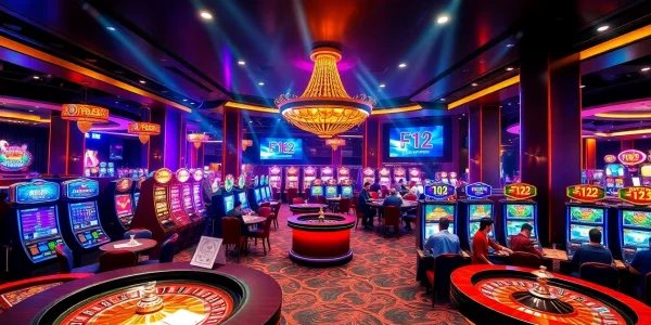Experience high-stakes action on the F12 online casino platform with vibrant gameplay and thrilling betting.