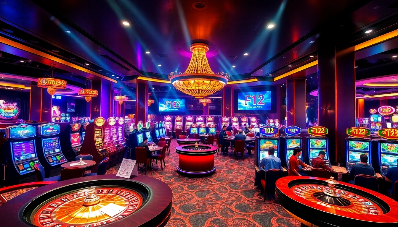 Experience high-stakes action on the F12 online casino platform with vibrant gameplay and thrilling betting.