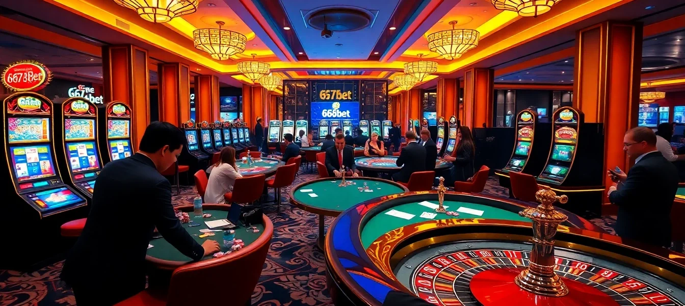 Experience thrilling gambling at 667bet with professional dealers and vibrant casino games.