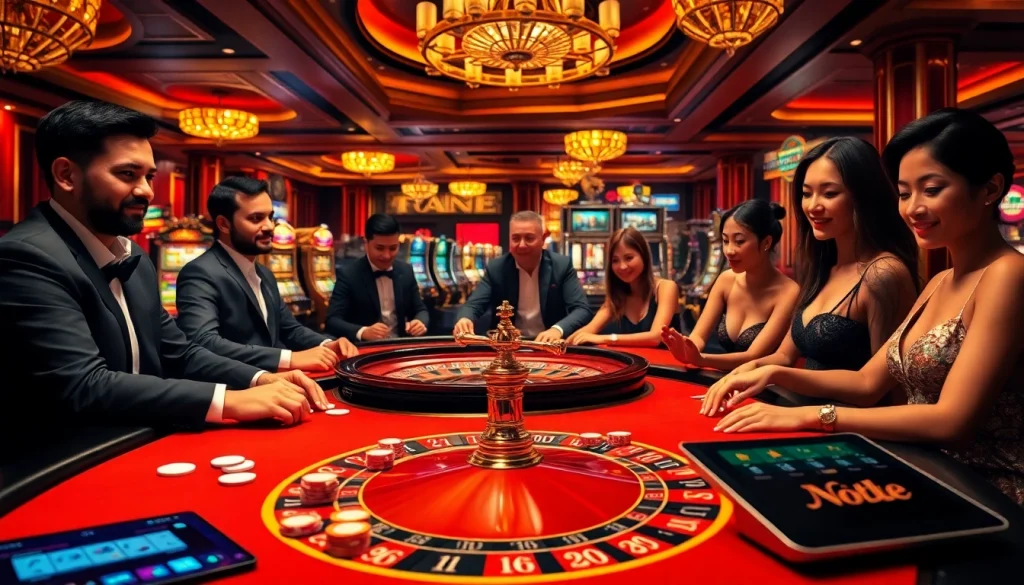 Experience the thrill of gambling at https://rikvip.bz/ with vibrant casino tables and exciting game play.