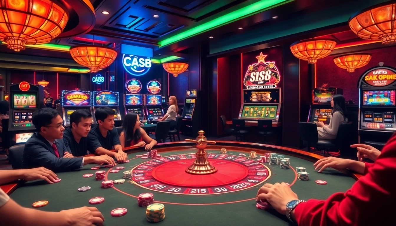 Experience energetic gameplay at https://siu88.best/ with vibrant casino tables and poker chips.