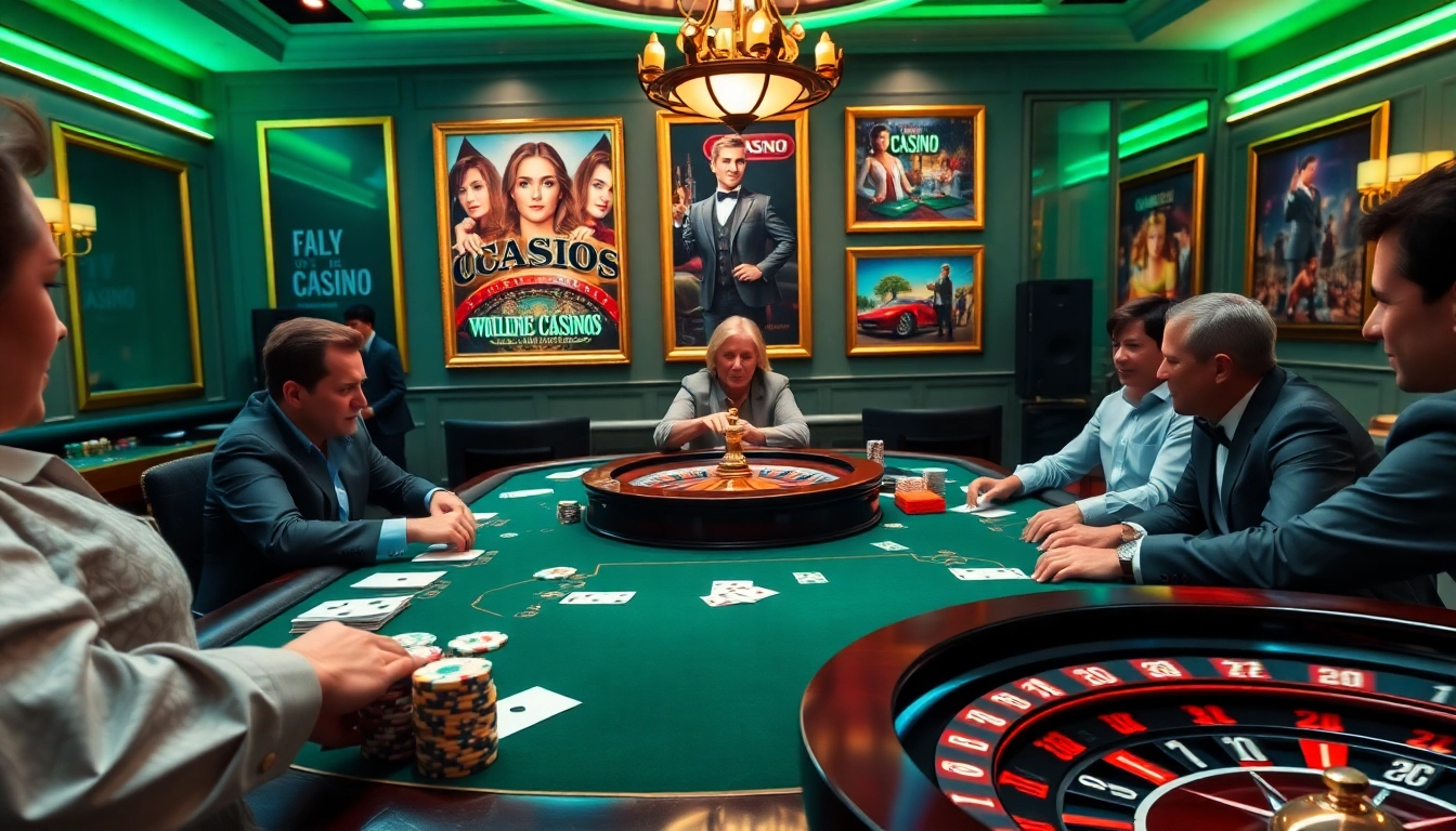Experience thrilling gameplay at casino en ligne with vibrant poker tables and exciting atmosphere.