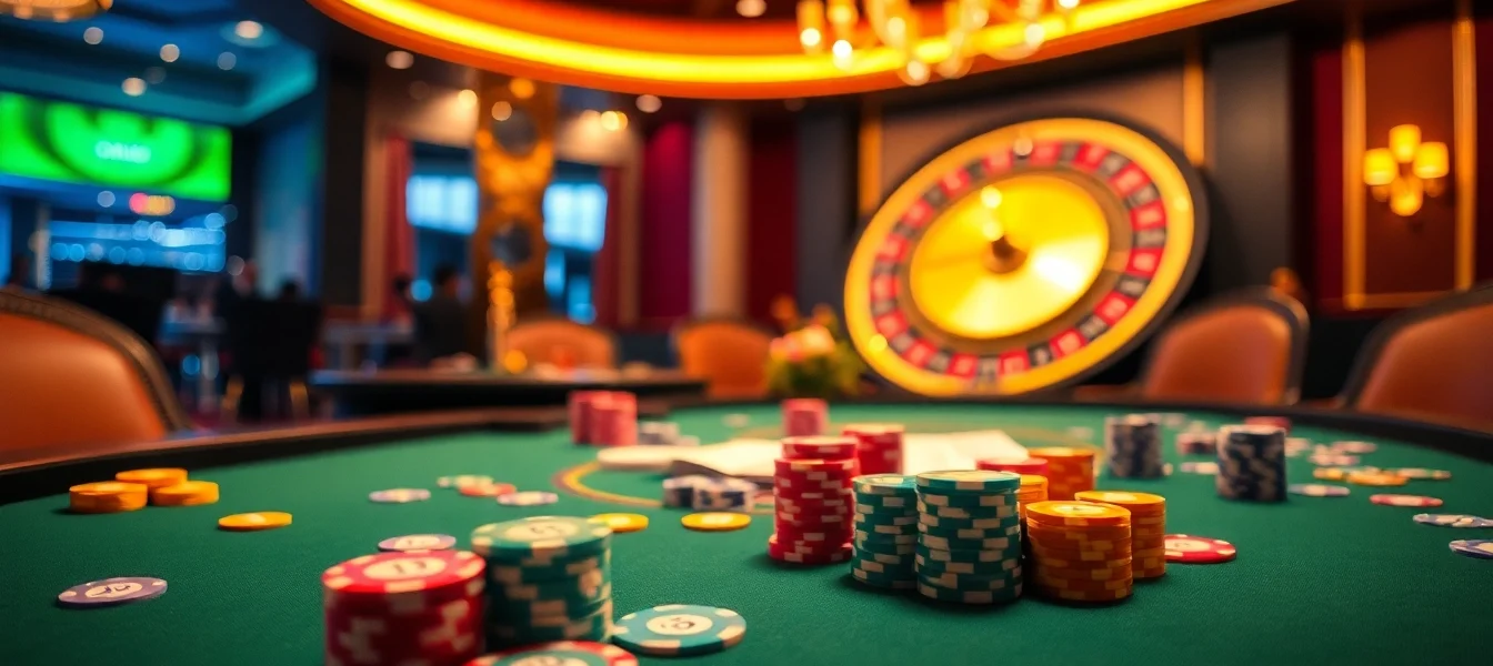 Engage in thrilling gameplay at fly88.deal with a luxurious casino poker setting.