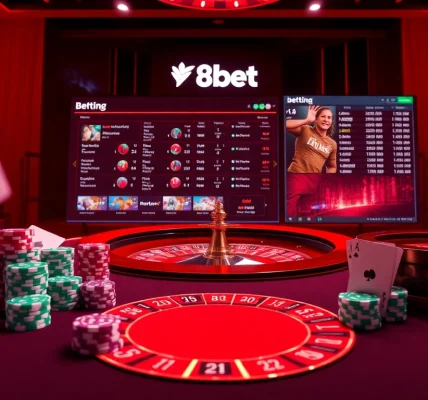 Experience the thrill of online gambling with F8bet, featuring vibrant casino tables and dynamic betting interfaces.