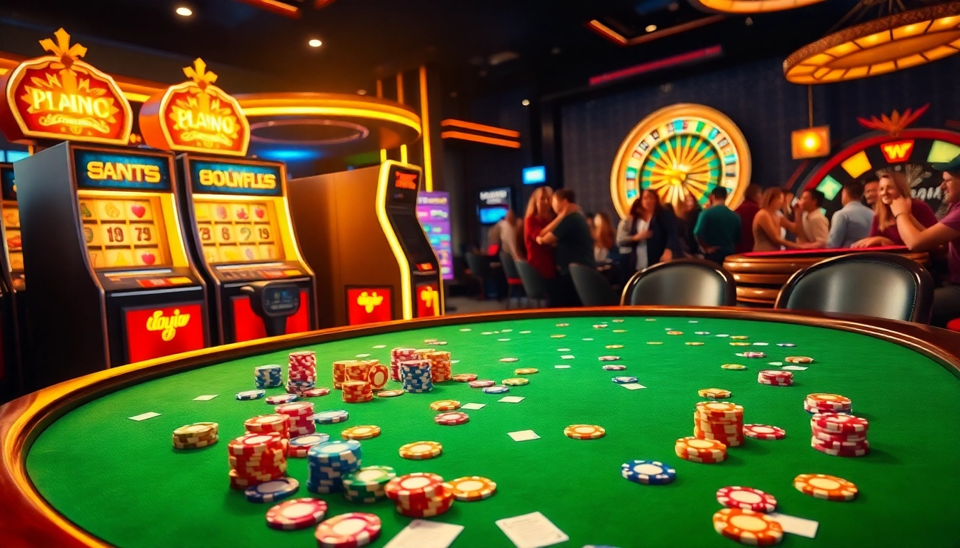 Experience the thrill of 888new with dynamic casino tables and colorful poker chips.