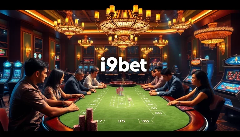 Experience the thrill of i9bet at a luxurious casino filled with vibrant games and excitement.