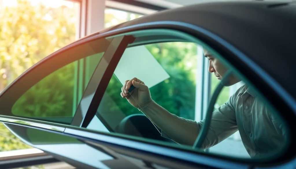 Enhance your vehicle with professional window tint Chattanooga service showcasing expert installation.