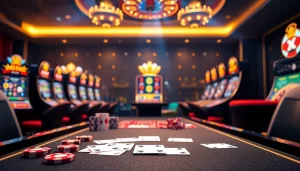 Join the thrill of gaming at Nhà cái 23win with vibrant casino tables and exciting slot machines.