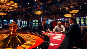Experience the thrill of uu8888 at a professional casino with exciting games and vibrant decor.