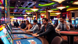 Jouez à des jeux passionnants de casino en ligne dans une ambiance luxueuse.