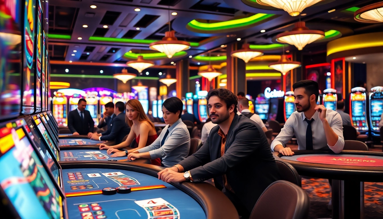 Jouez à des jeux passionnants de casino en ligne dans une ambiance luxueuse.
