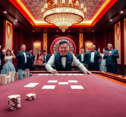 Experience the thrill of Casino LC88 with live dealers at Baccarat tables.