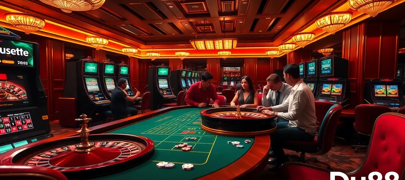 Experience the thrill of roulette at Du88, where luxury meets online gambling excitement.