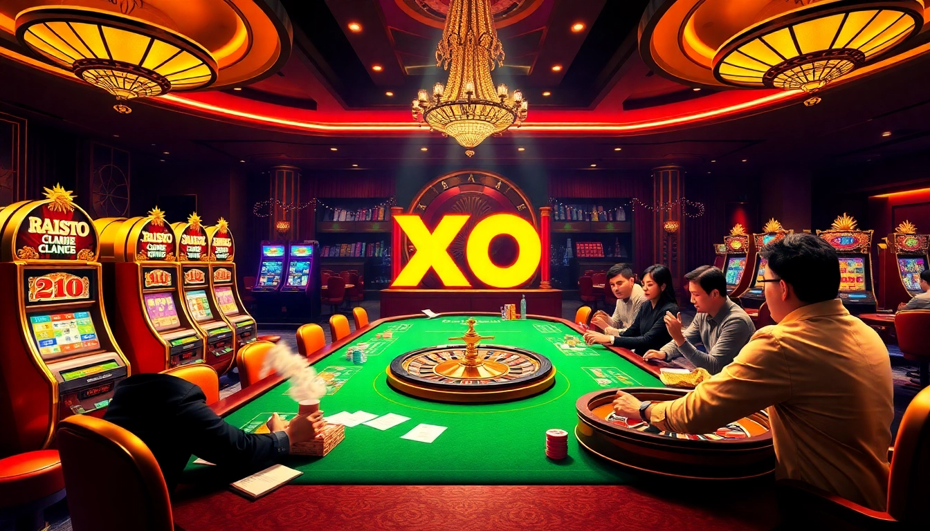 Experience thrilling gaming moments at https://cm88bet.us/xo-so-cm88/ with a luxurious casino setting and excited players.
