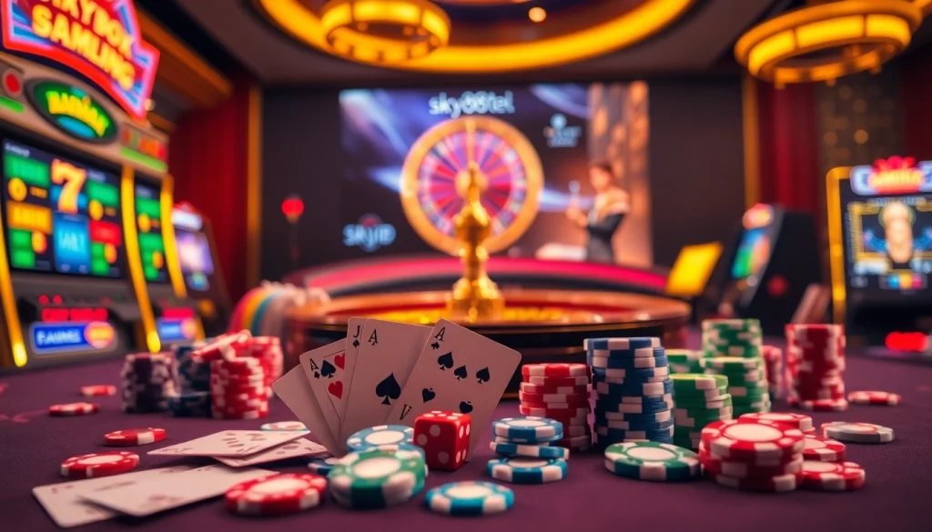 Spin and win at https://sky88.tel/ with exciting casino games and luxurious ambiance.