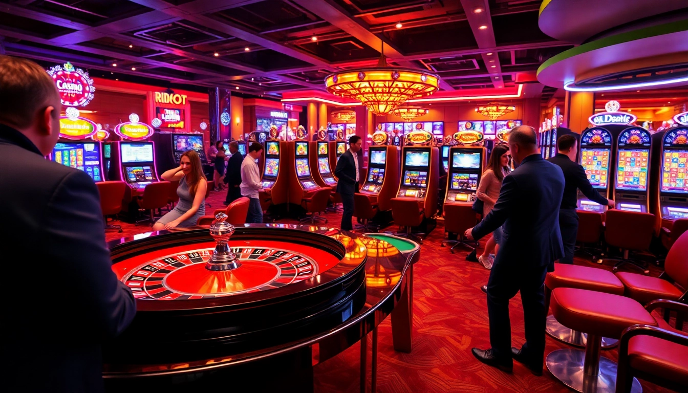 Découvrez les jeux passionnants dans un casino en ligne dynamique avec des machines à sous et une roulette.