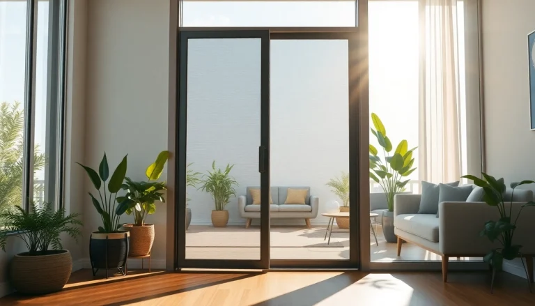 Installer un porte fenêtre moustiquaire élégant pour protéger votre intérieur.