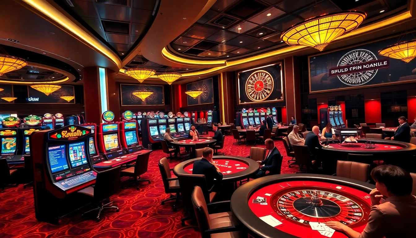 Experience thrilling casino action at https://buildtech.in.net/ with vibrant tables and slot machines.