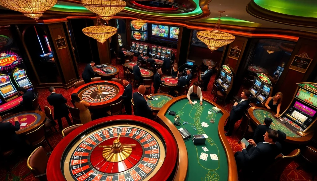 Experience the excitement of OK8386 with luxury casino action at vibrant gambling tables.