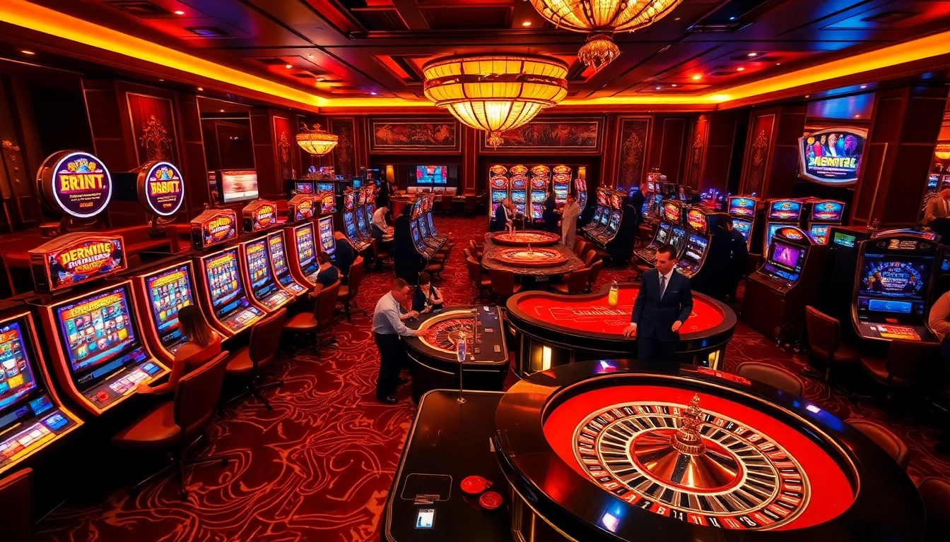 Gagnez avec des jeux de casino en ligne captivants au cœur d'un environnement luxueux.