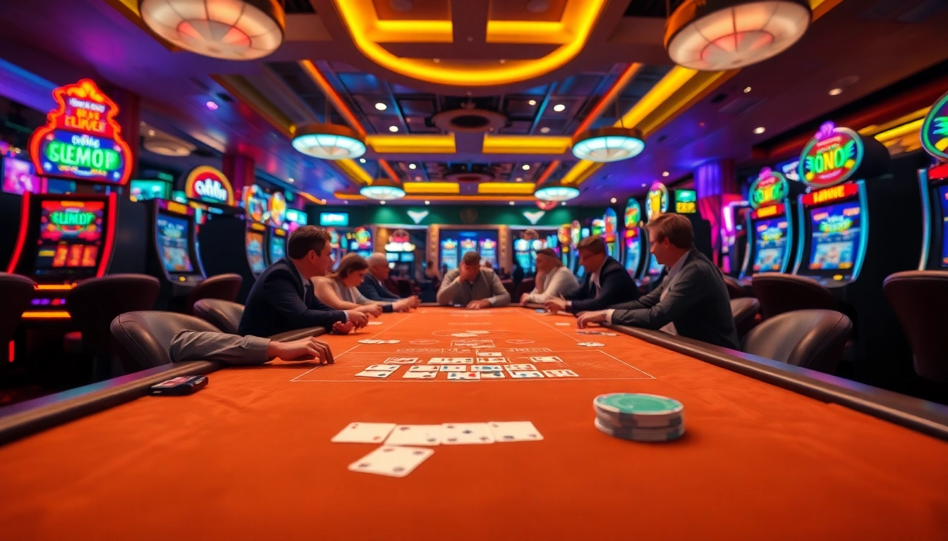 Casinot table gaming sous une ambiance animée, casino en ligne sans verification disponible.