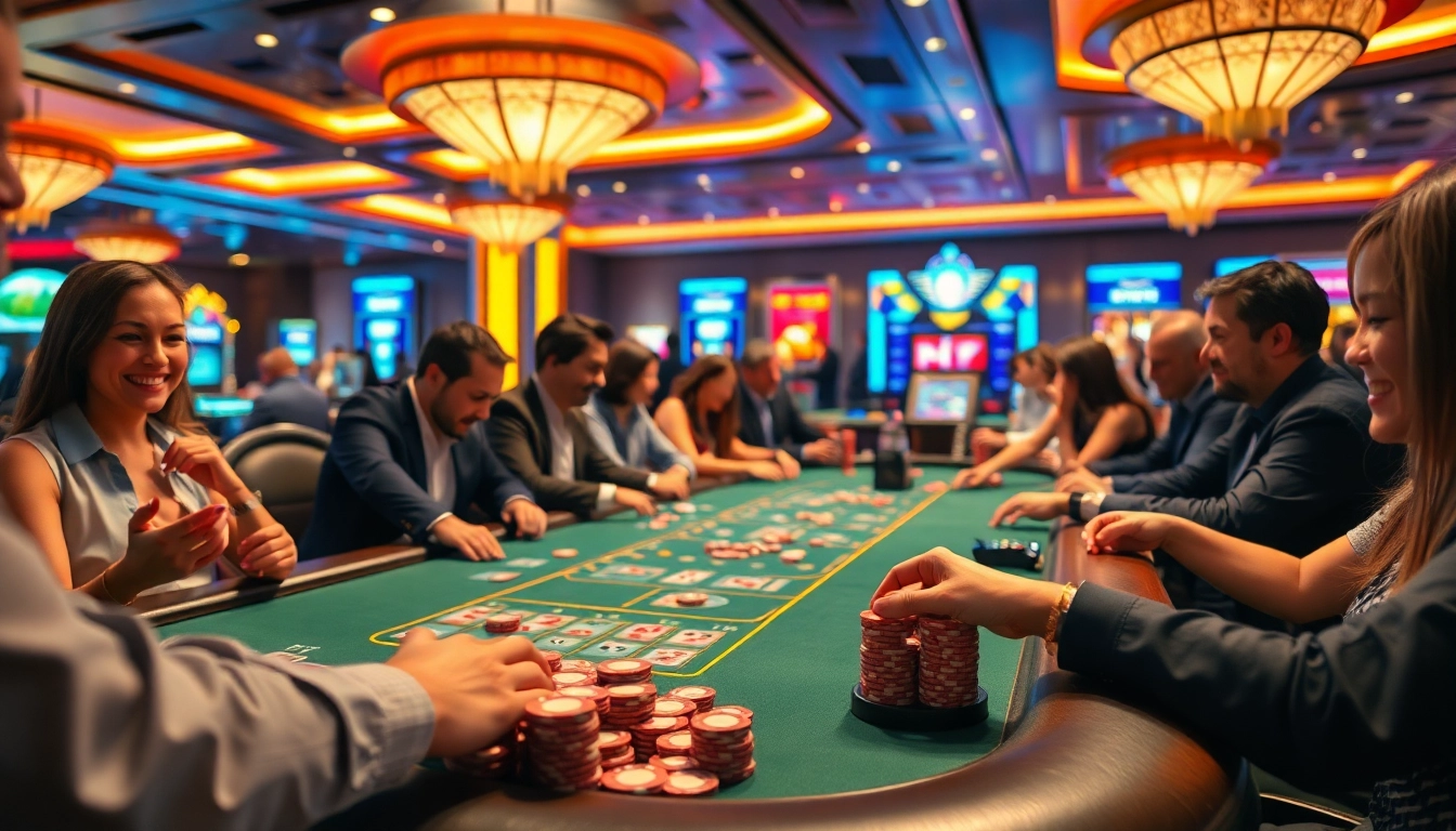 Célébrez des jeux de casino en ligne captivants dans un cadre luxueux et vivifiant.