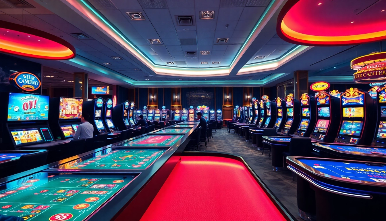 Jouer à des jeux de casino en ligne dans un environnement dynamique et animé