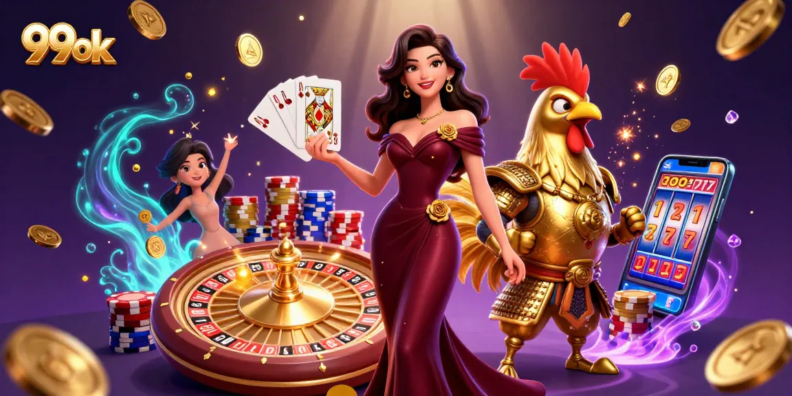 Experience thrilling adventures at 99ok with dynamic casino elements and enchanting visuals.