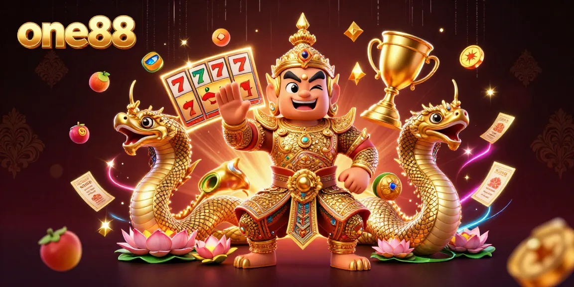 Spin the reels at one88 for an engaging jackpot experience with vibrant casino elements.