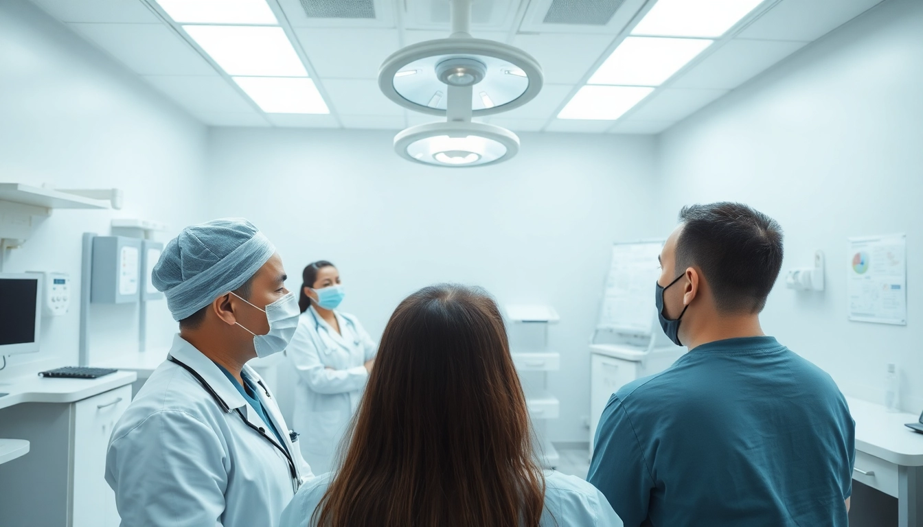 Visual representation of prix greffe de cheveux during a consultation in a medical facility.