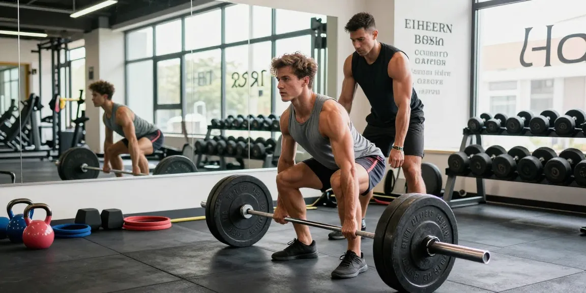 Steroide Boutique mettant en avant un culturiste dédié soulevant des poids dans un environnement de gym dynamique, soulignant la condition physique et l'entraînement de force.