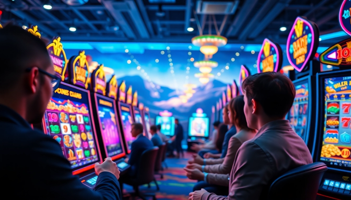 Jouer à des jeux captivants de casino en ligne sur des appareils numériques vibrants.