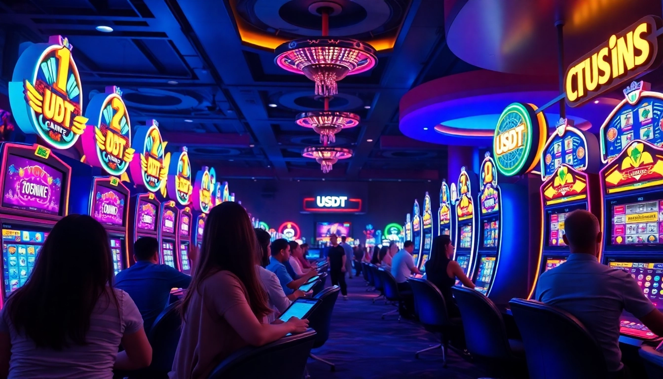 Profitez de l'excitation du usdt casino avec des jeux numériques captivants et des lumières vives.