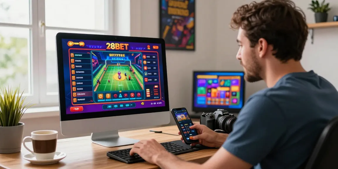 Exciting online betting experience on 28BET showcasing vibrant casino games and sports betting.