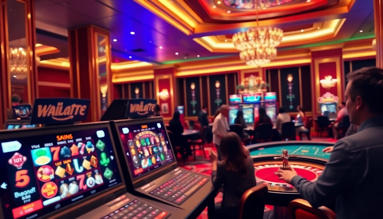 Plongez dans l'univers du casino en ligne avec des jeux captivants et une atmosphère luxueuse.