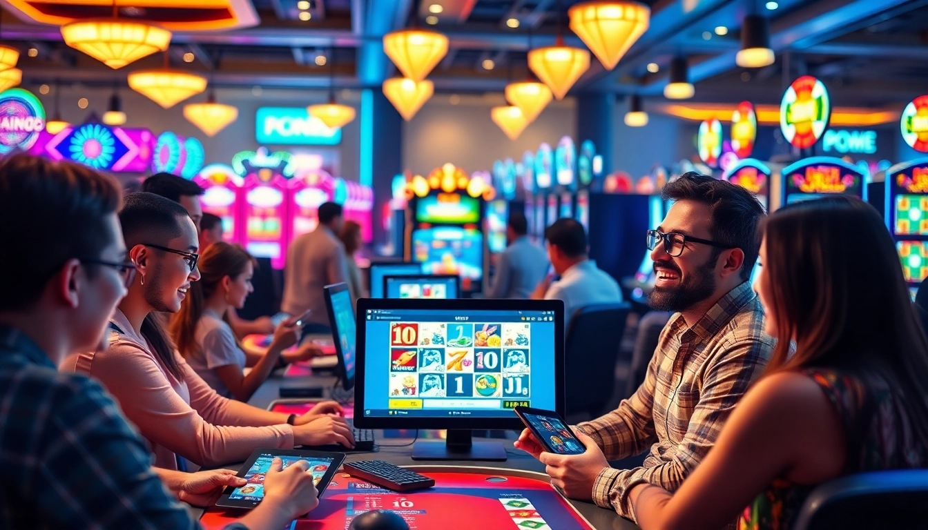 Découvrez des jeux captivants de casino en ligne avec des joueurs enthousiastes.