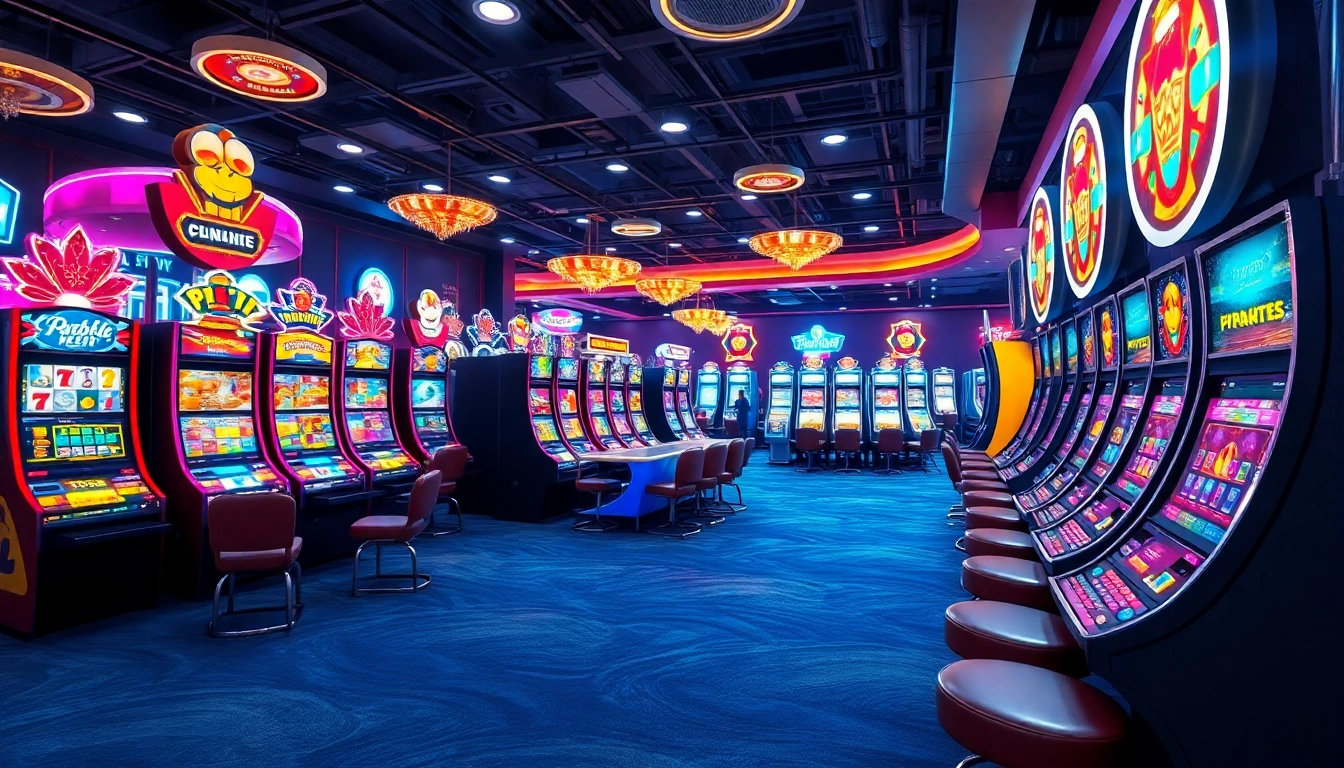 Découvrez les jeux passionnants de casino en ligne avec des machines colorées et des tables animées.