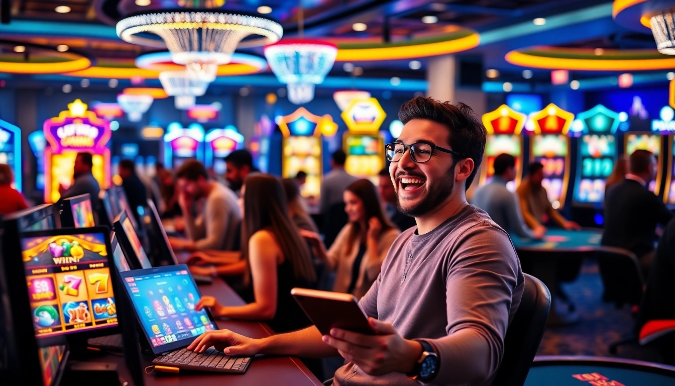 Découvrez des jeux captivants de casino en ligne avec des joueurs enthousiastes. related image