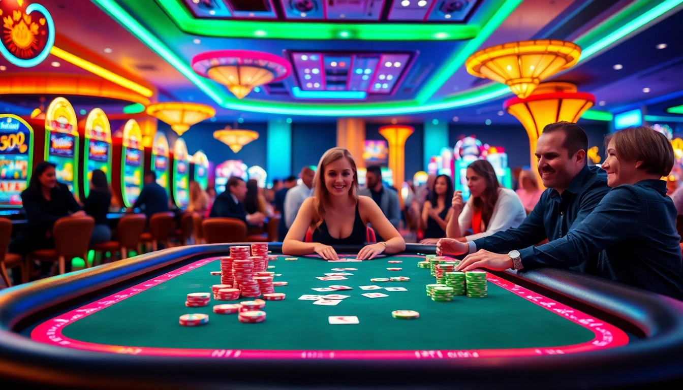 Ressentez l’adrénaline du casino en ligne avec des tables modernes et des machines à sous captivantes. related image