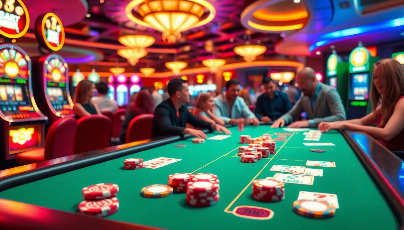 Ressentez l’adrénaline du casino en ligne avec des tables modernes et des machines à sous captivantes.