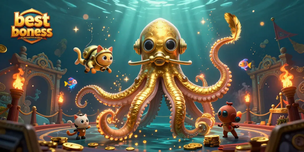 Engage with the excitement of the best no deposit bonuses Australia casino through this vibrant underwater scene.